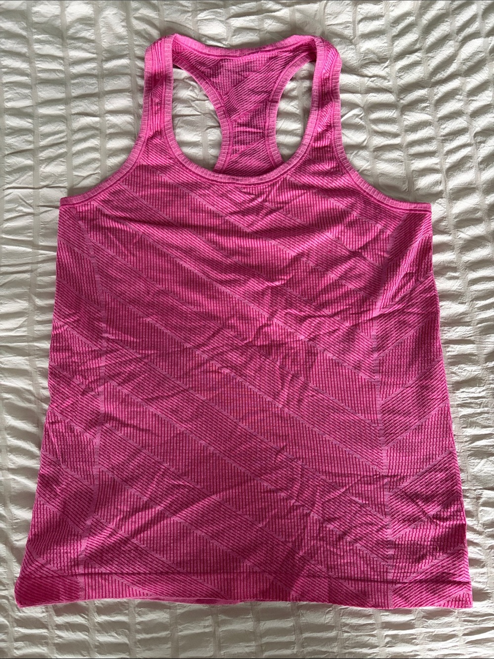 Lululemon Bright Pink Racerback Tank Top - Women
